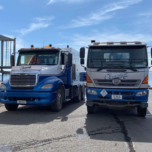 Trucks at Bluff